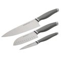 Rachael Ray Rachael Ray 47755 Cutlery Japanese Stainless Steel Chef Knife Set - Gray; 3 Piece 47755